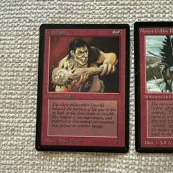 MTG BETA Limited Edition Gray Ogre, Mons s Goblin Raiders, Hill Giant Set Of 3 - Image 2