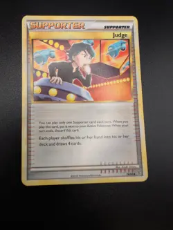 Judge 78/95 Trainer - Pokemon TCG HGSS Unleashed Set 2010 Card - Image 1