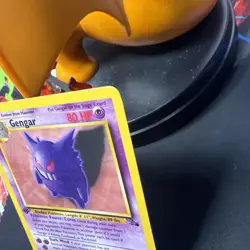 Gengar 20/62 Regular Rare NM - Fossil 1st Edition - Pokemon TCG 1999 Vintage - Image 3