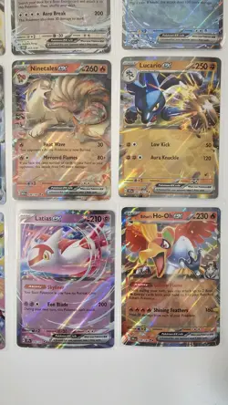 Pokemon 9 Cards Gengar 104 Pikachu 063 Lugia 017 Greninja 041 Ninetales 038 MINT - Image 4