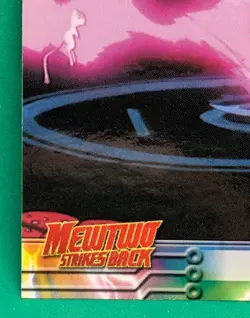 Pokemon Topps Card - Ash's Sacrifice #36 Mewtwo Strikes Blue Label Non Holo - LP - Image 4