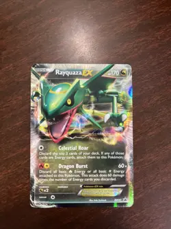 Pokemon TCG Rayquaza-EX BW Black Star Promos BW47 Holo Promo - Image 1