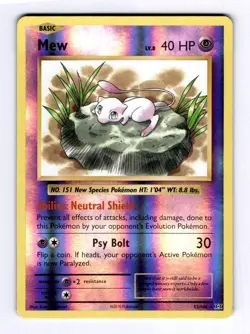 Mew XY - Evolutions #53 (2016) Reverse Holo NM Pokemon - Image 1