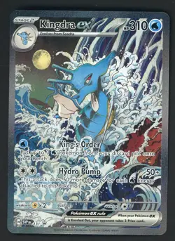 2024 POKEMON SVP EN-SV BLACK STAR PROMO #131 KINGDRA EX - Image 1