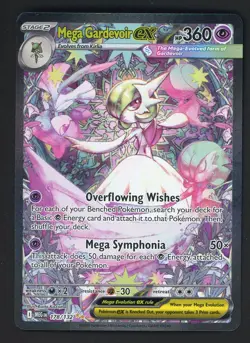 2025 Pokemon Mega Evolution #178/132 Mega Gardevoir ex Special Illustration Rare - Image 1