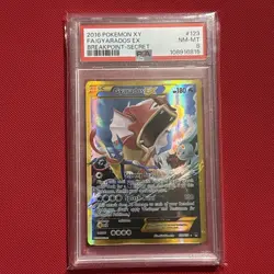 Gyarados EX Secret Rare XY BREAKPOINT 123/122 SECRET Pokemon TCG PSA 8 NEAR MINT - Image 1