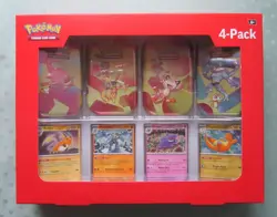 NEW Sealed Pokemon 4 Pack Mini Tins 151 Sam's Club Exclusive Scarlet & Violet - Image 1