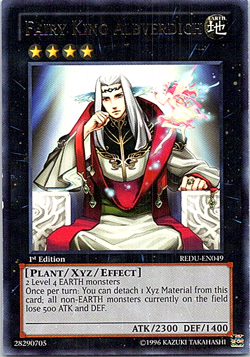 Fairy King Albverdich REDU-EN049 Yu-Gi-Oh! Card Light Play 1st Edition - Image 1
