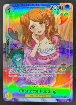 2023 One Piece Pillars Of Strength Charlotte Pudding Alt Art #OP03-112 - Image 1