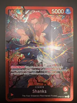 Shanks L - ST OP09-001 - One Piece Holo Foil NM - Image 1