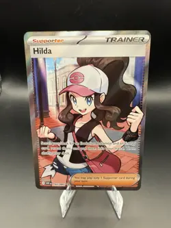 Hilda 164/086 Full Art Ultra Rare SV: White Flare Pokemon TCG Trainer NM - Image 1