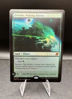 Evendo, Waking Haven - FOIL - Edge of Eternities EOE M 0253 WITH TRACKING - Image 1