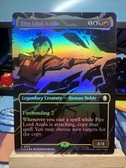 Fire Lord Azula (0313) (Borderless) Avatar: The Last Airbender Foil - Image 1