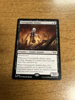 Unstoppable Slasher (0294) Duskmourn: House of Horror Regular NM-M Unplayed - Image 1