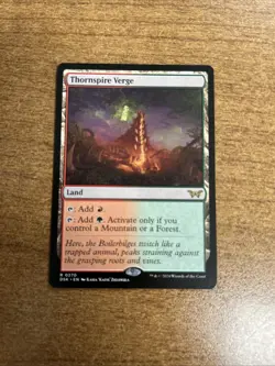 Thornspire Verge Duskmourn: House of Horror Regular NM-M Unplayed MTG 0270 - Image 1