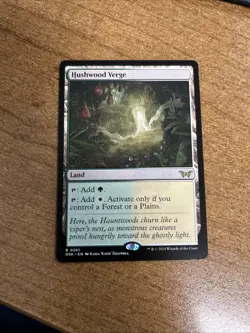 Hushwood Verge Duskmourn: House of Horror Regular NM-M Unplayed MTG 0261 - Image 1
