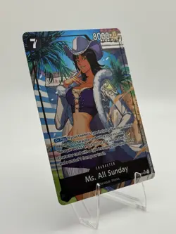 Ms. All Sunday (Alternate Art) OP14-084 The Azure Sea's Seven Foil - Image 2