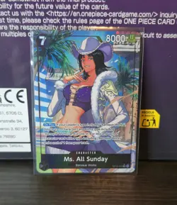 Ms. All Sunday (Alternate Art) OP14-084 The Azure Sea's Seven Foil - Image 1