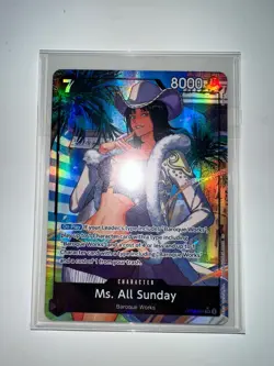 Ms. All Sunday (Alternate Art) OP14-084 The Azure Sea's Seven Foil - Image 1