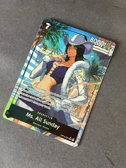 Ms. All Sunday (Alternate Art) OP14-084 The Azure Sea's Seven Foil - Image 2