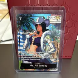 Ms. All Sunday (Alternate Art) OP14-084 The Azure Sea's Seven Foil - Image 1