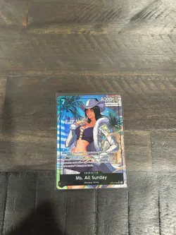 Ms. All Sunday (Alternate Art) OP14-084 The Azure Sea's Seven Foil - Image 3