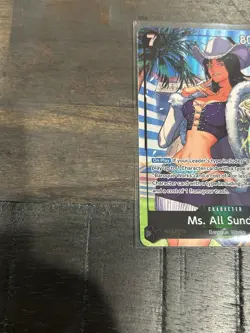 Ms. All Sunday (Alternate Art) OP14-084 The Azure Sea's Seven Foil - Image 4