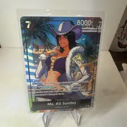 Ms. All Sunday (Alternate Art) OP14-084 The Azure Sea's Seven Foil - Image 1