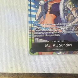 Ms. All Sunday (Alternate Art) OP14-084 The Azure Sea's Seven Foil - Image 3
