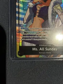 Ms. All Sunday (Alternate Art) OP14-084 The Azure Sea's Seven Foil Textured 🔥 - Image 5