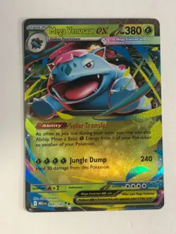 Pokemon TCG Mega Evolutions Mega Venusaur EX 003/132 Near Mint - Image 1