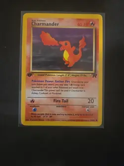 Pokemon Charmander 1st Edition Card 50/82 Team Rocket - Image 1