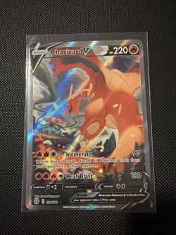 Charizard V Alternate Full Art 154/172 Brilliant Stars Pokemon Card - Image 1