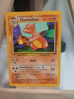 CHARMELEON - 24/102 - Base Set - Pokemon Card - LP - Image 2