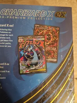 Pokemon Mega Charizard X ex Ultra Premium Collection Box Sealed New UPC - Image 3
