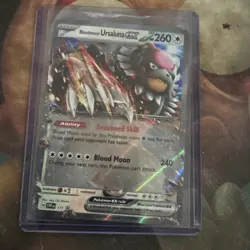 Bloodmoon Ursaluna ex Black Star Promo Jumbo Holo 177 Pokemon Scarlet and Violet - Image 1