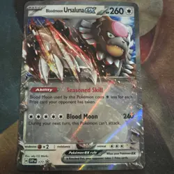 Bloodmoon Ursaluna ex Black Star Promo Jumbo Holo 177 Pokemon Scarlet and Violet - Image 2