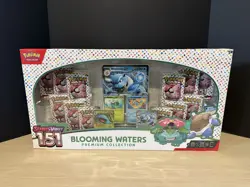 POKEMON SCARLET & VIOLET SV 151 BLOOMING WATERS PREMIUM COLLECTION BOX SEALED - Image 1