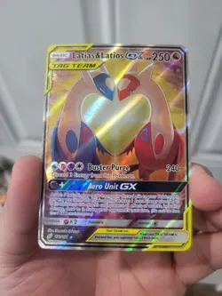 Pokemon Latias & Latios GX Alt Art Full Art 2019 170/181 Team Up MINT PACK FRESH - Image 1