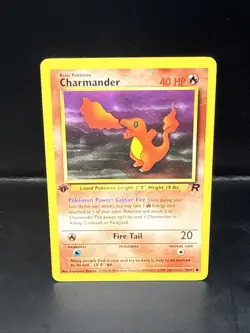 Pokemon TCG Charmander Team Rocket 1st Edition 50/82 Common Vintage WOTC - Image 1