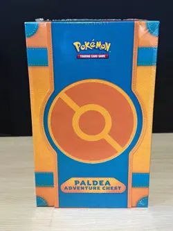 POKEMON PALDEAN ADVENTURE CHEST FACTORY SEALED BOX - 6 PACKS / 7 FOIL PROMOS - Image 1