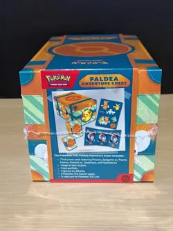 POKEMON PALDEAN ADVENTURE CHEST FACTORY SEALED BOX - 6 PACKS / 7 FOIL PROMOS - Image 2