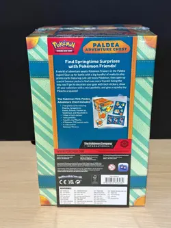 POKEMON PALDEAN ADVENTURE CHEST FACTORY SEALED BOX - 6 PACKS / 7 FOIL PROMOS - Image 3