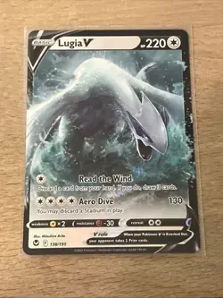 Lugia V 138/195 Silver Tempest Sword & Shield Pokemon TCG Card 2022 - Image 1