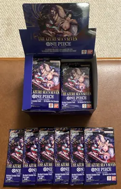 One Piece CCG - 6x Sealed Booster Card Packs OP14 - The Azure Sea’s Seven Lot #1 - Image 3