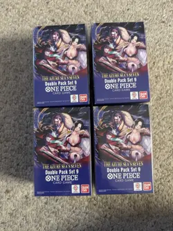 4x One Piece OP-14 The Azure Sea’s Seven Double Pack Set 9 - Image 1