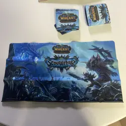 World Of Warcraft Tcg Scourge War Mat Card Game Accessory Playing Surface Mat - Image 1