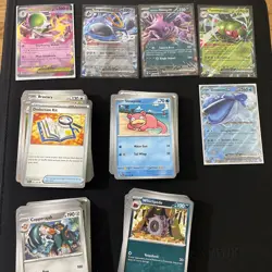 Pokemon Random Bulk Lot 200 Cards + 5 EX - Image 1
