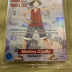 One Piece Monkey D Luffy US Voyage College Basketball Card Rutgers NJ SEALED SGA - Image 2