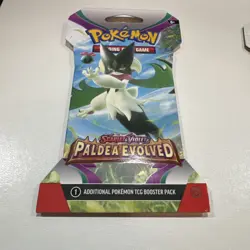 Set of 3 Scarlet & Violet Paldea Evolved Sleeve Booster Packs - 30 Cards Total - Image 3